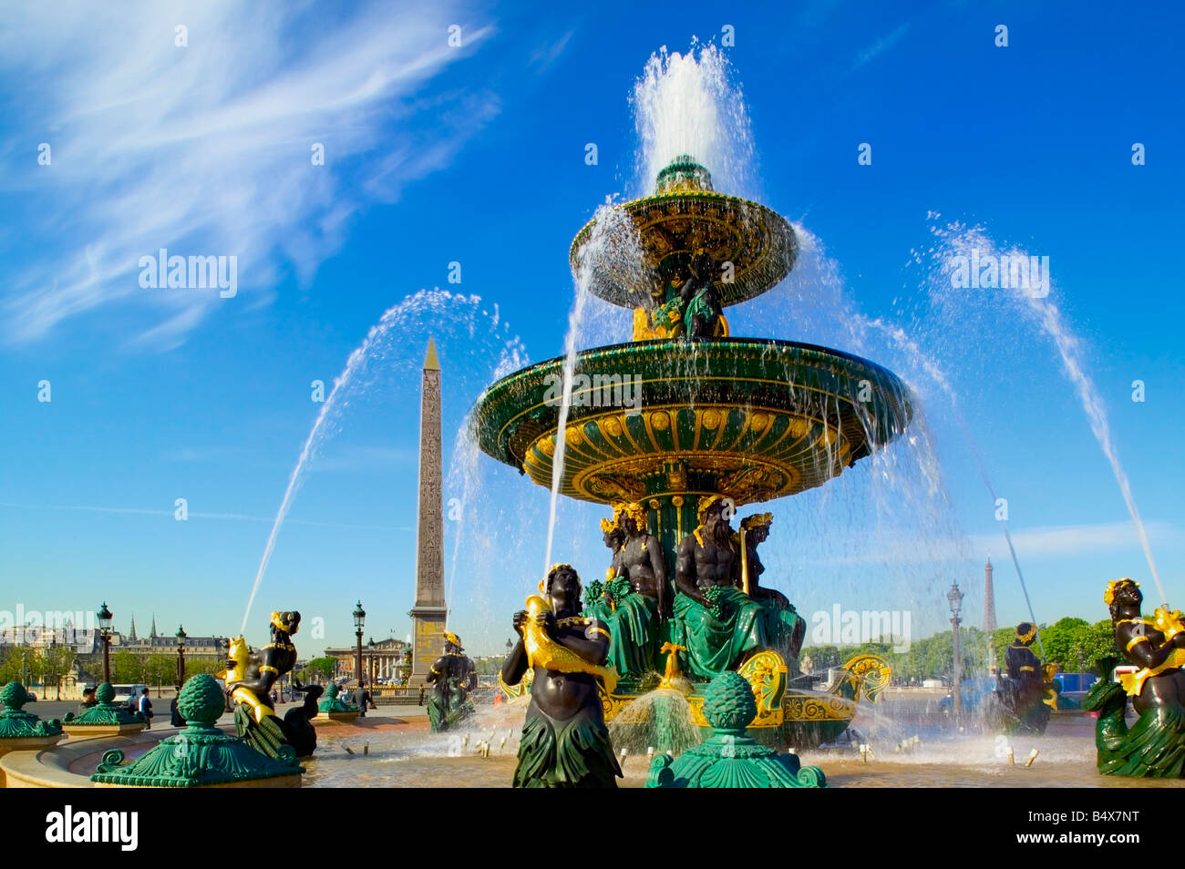 Place de la Concorde Paris France Banque D'Images