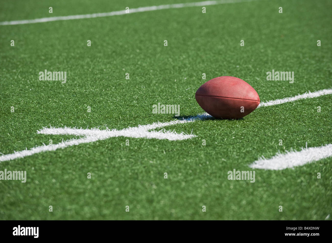 Le football à la cour ligne marker Banque D'Images