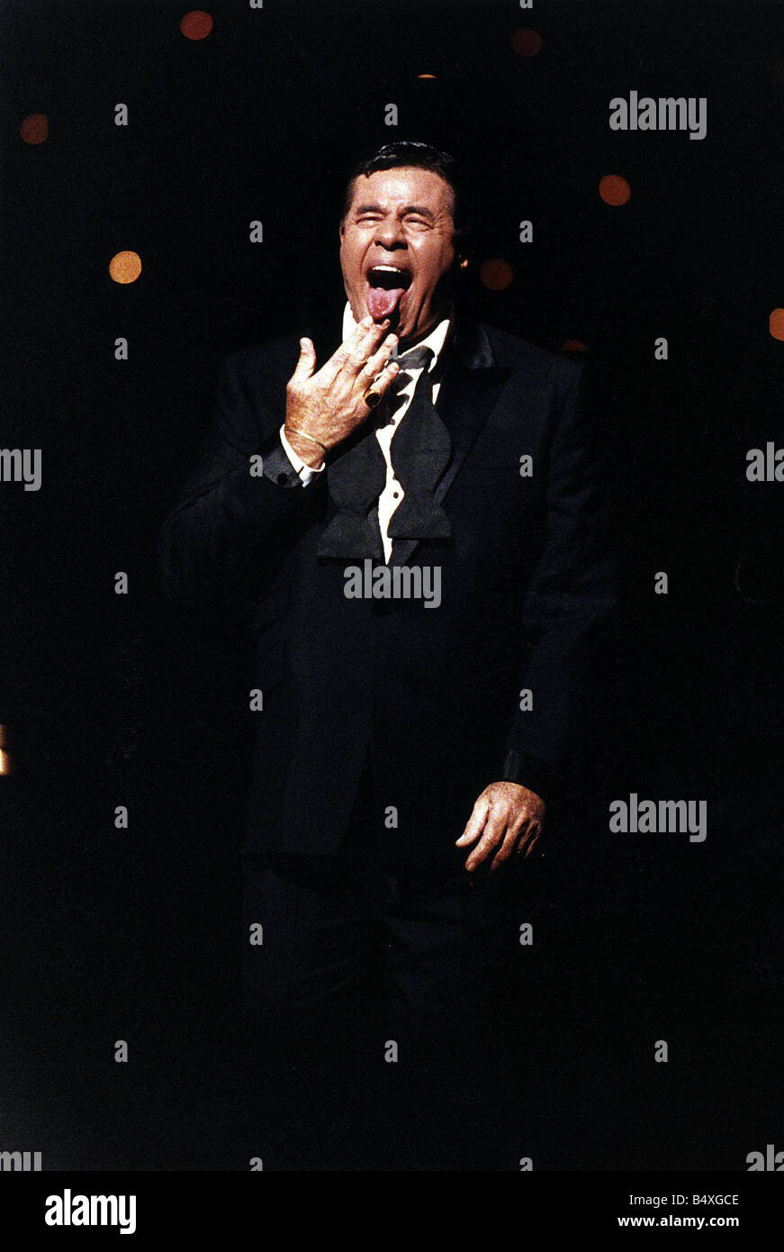 L'Acteur Jerry Lewis au Royal Variety Show Banque D'Images