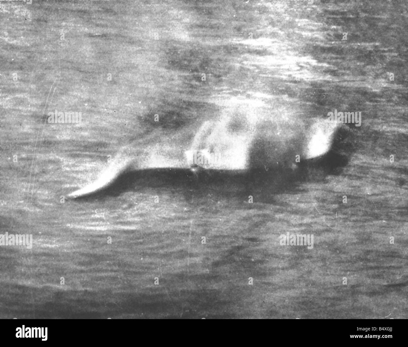 Loch Ness Nessie sous l'eau Banque D'Images