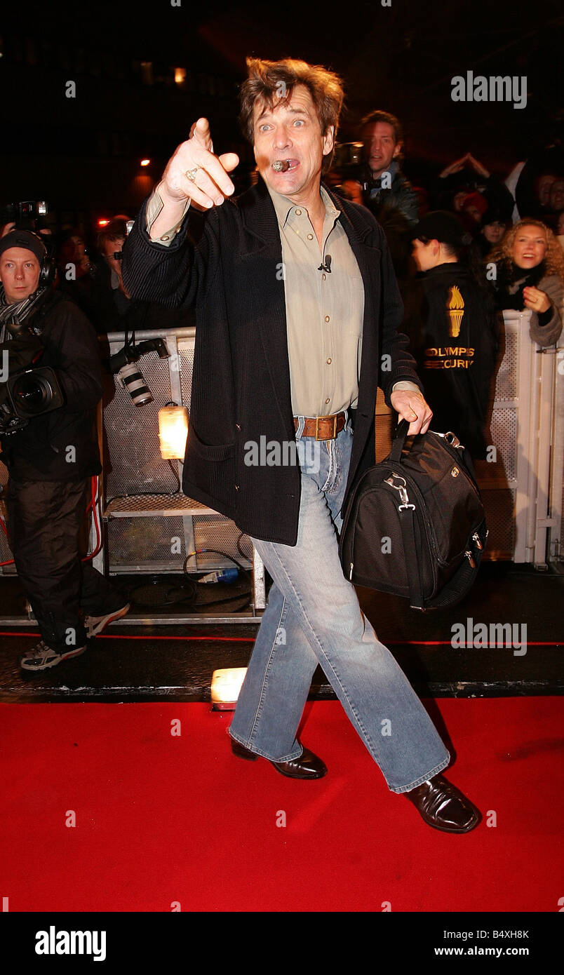 Dirk Benedict qui joue face à l'équipe d'une série TV entre dans le Celebrity Big Brother House 3 Janvier 2007 Banque D'Images