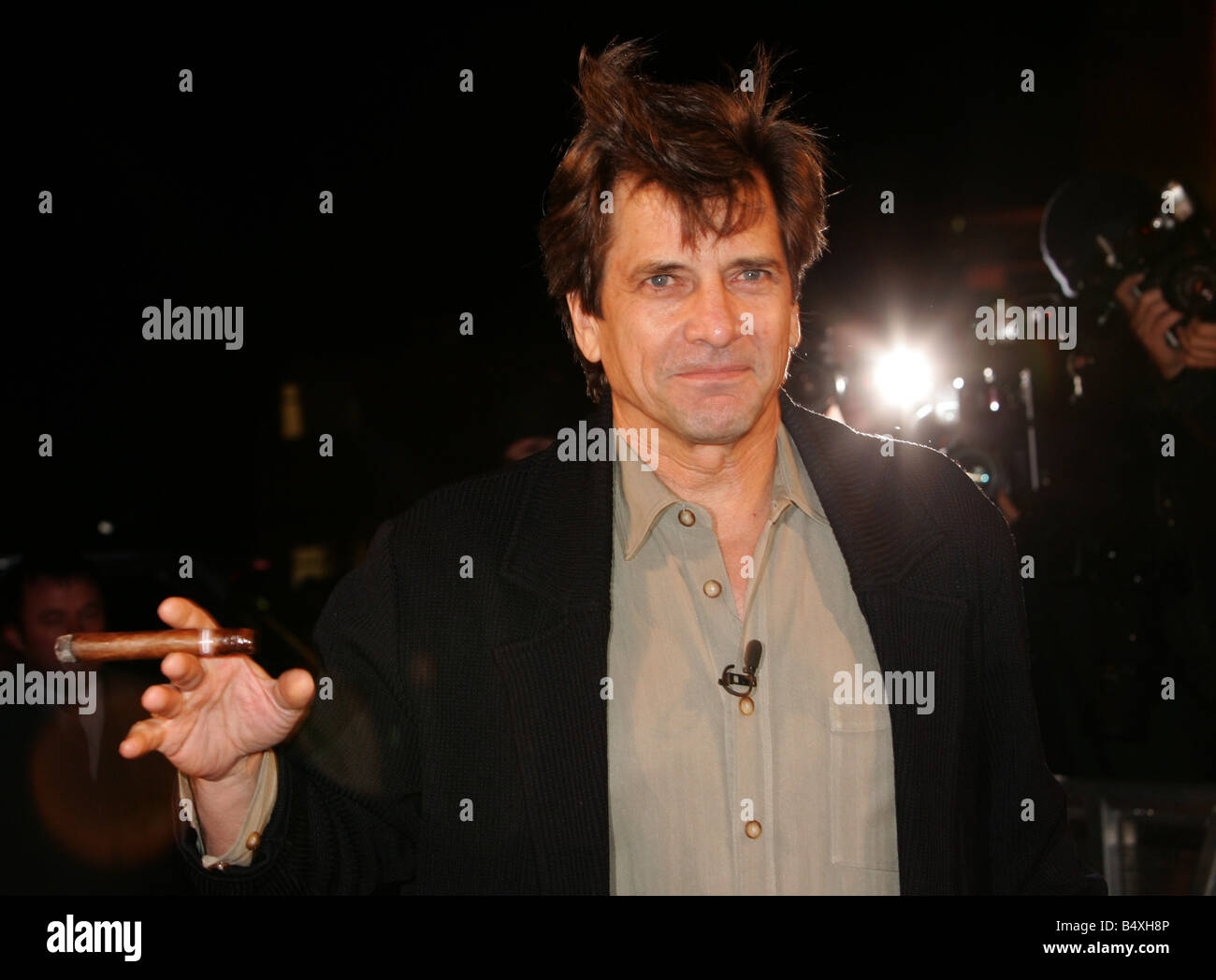 Dirk Benedict qui joue face à l'équipe d'une série TV entre dans le Celebrity Big Brother House 3 Janvier 2007 Banque D'Images