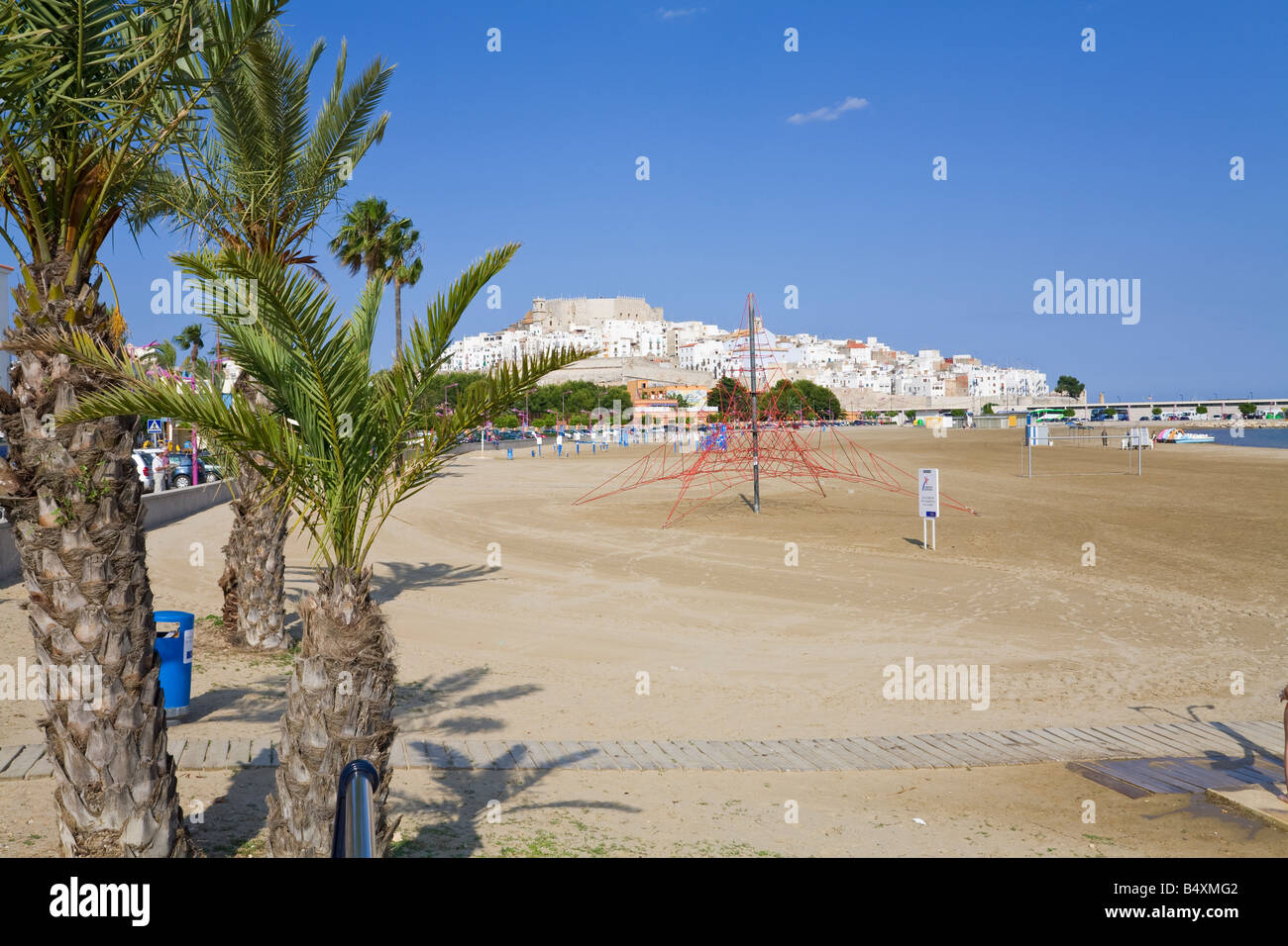 Peñíscola Peníscola Baleares Costa del Azahar Espagne Levante Alzahar Banque D'Images