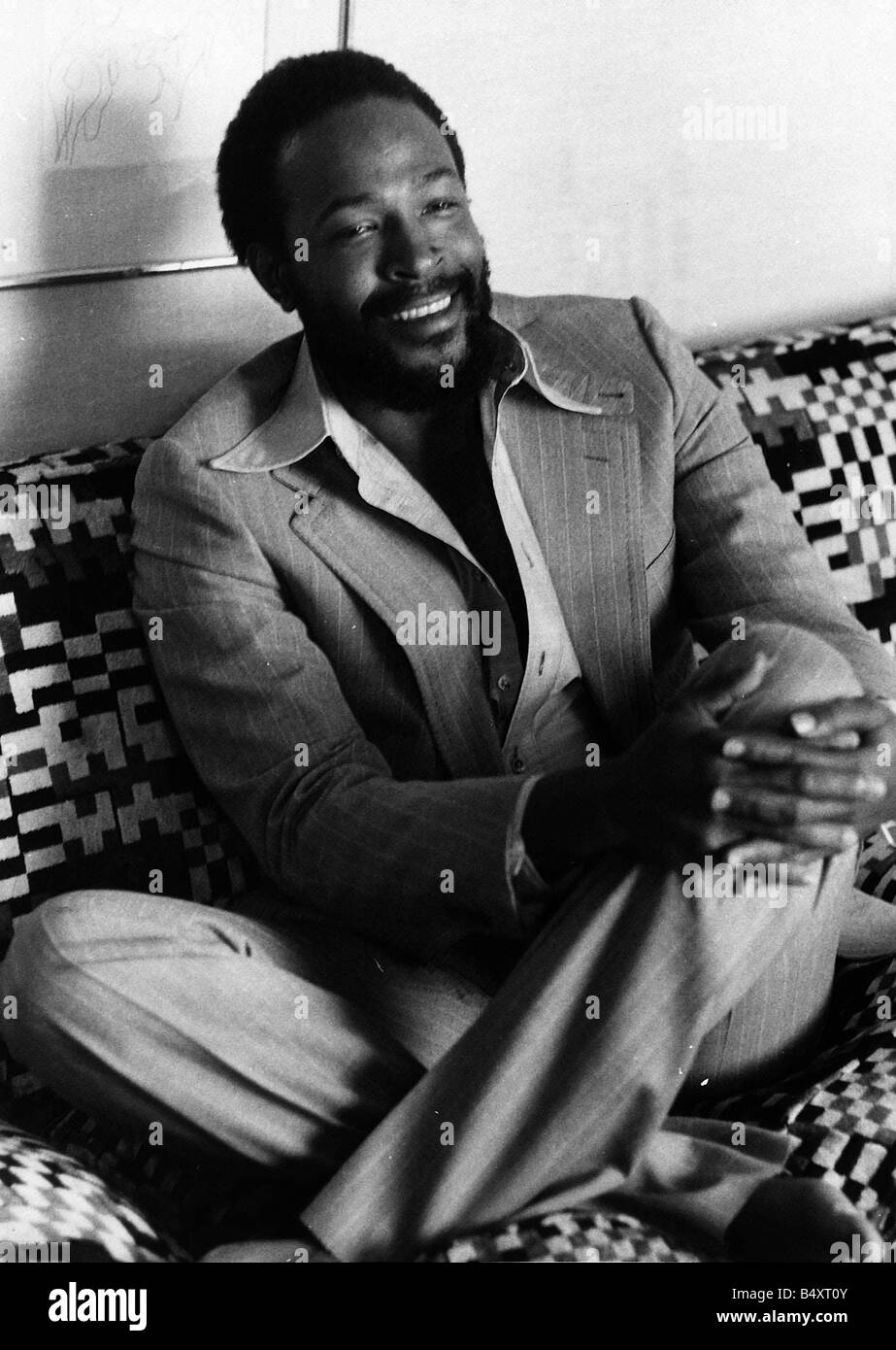 Chanteur Marvin Gaye Banque D'Images