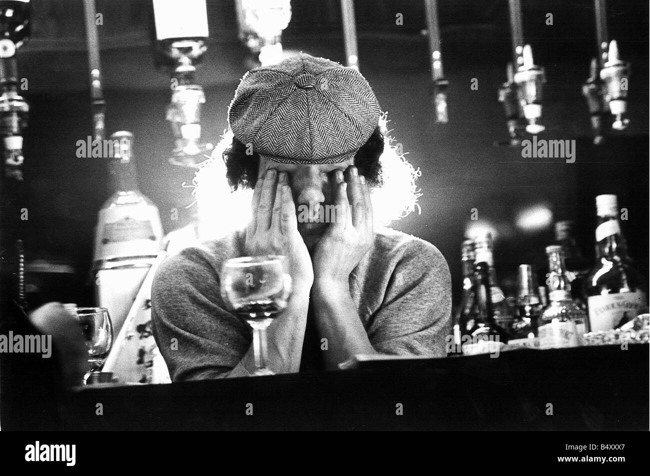 Brian Johnson, chanteur du groupe rock AC DC Banque D'Images