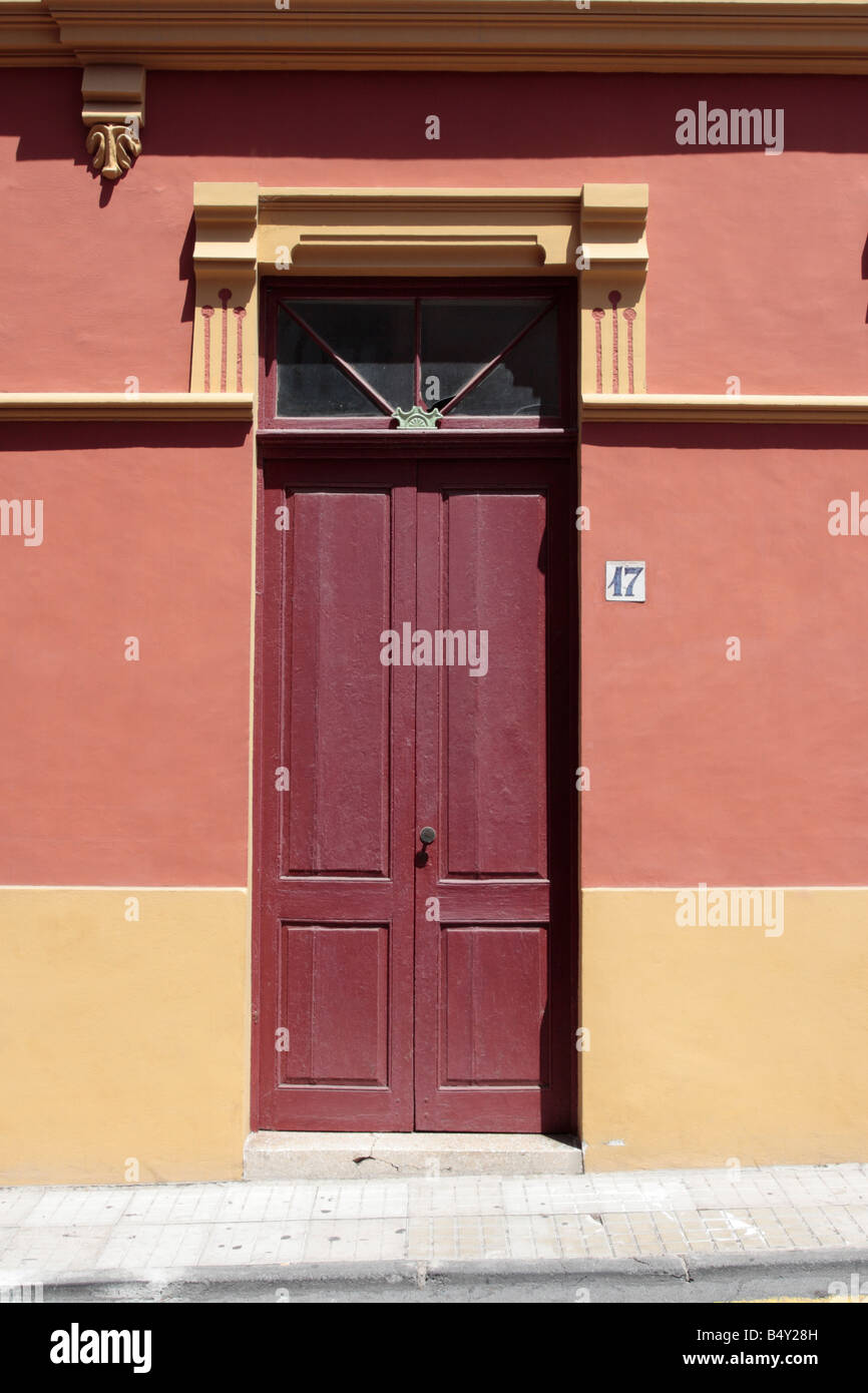 Porte avant dans Guia de Isora Tenerife Banque D'Images