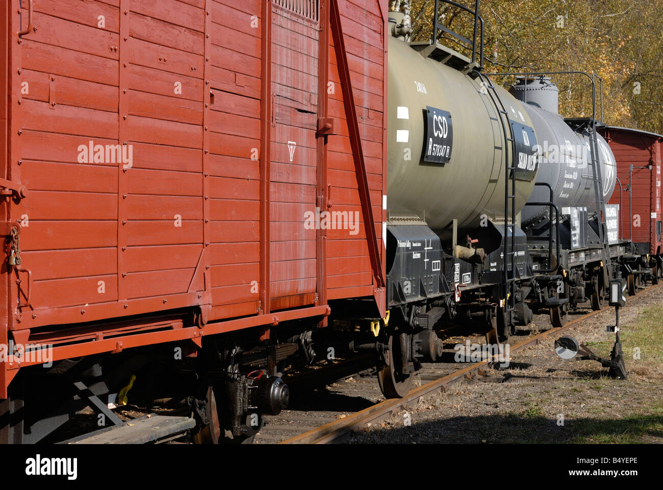 La locomotive à vapeur Banque D'Images