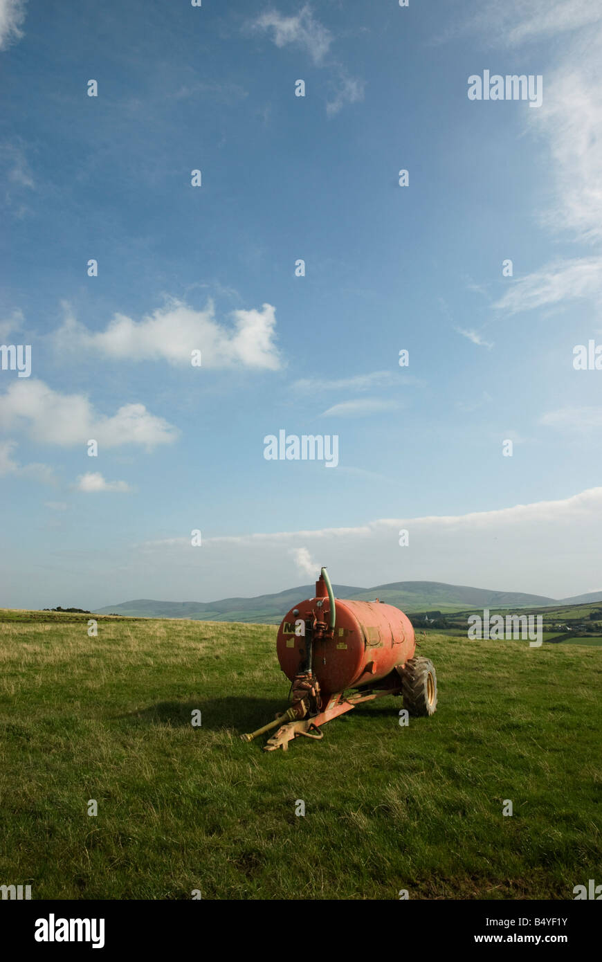 Pompe agricole à l'échelle de paysage ouvert Banque D'Images
