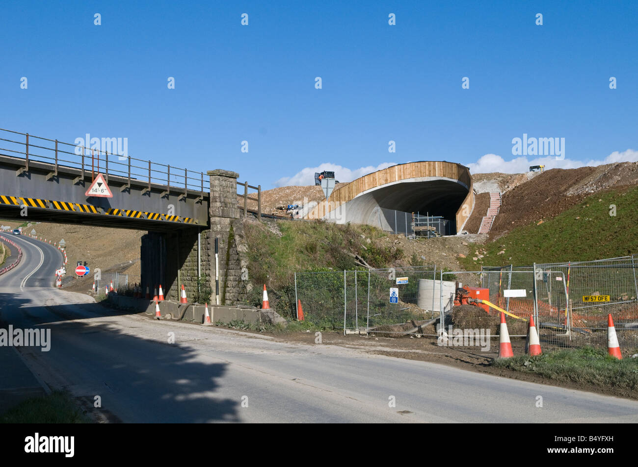 Le nouveau tunnel à surface Dobwalls, Cornwall Banque D'Images