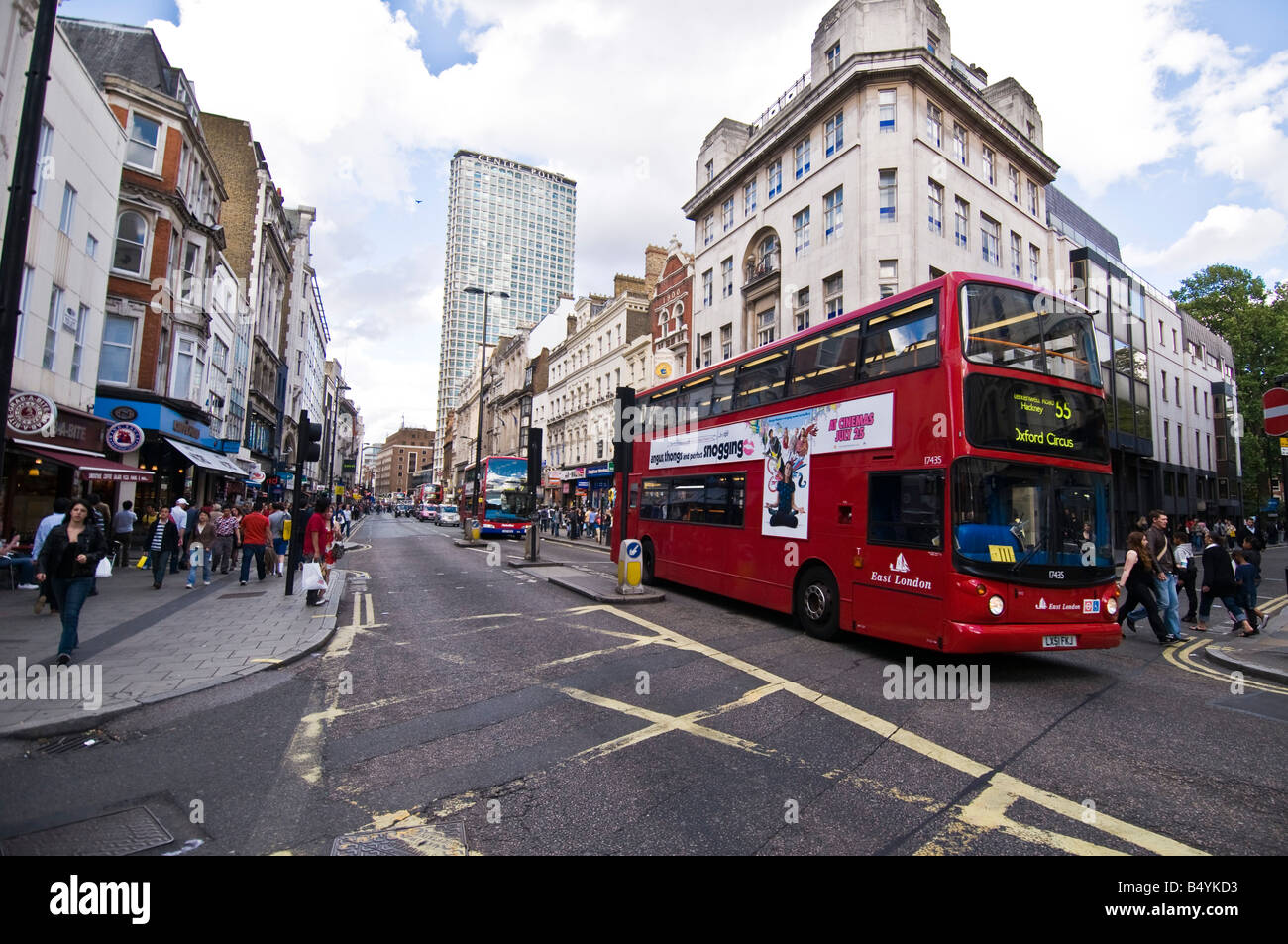 Oxford Street London England UK Banque D'Images