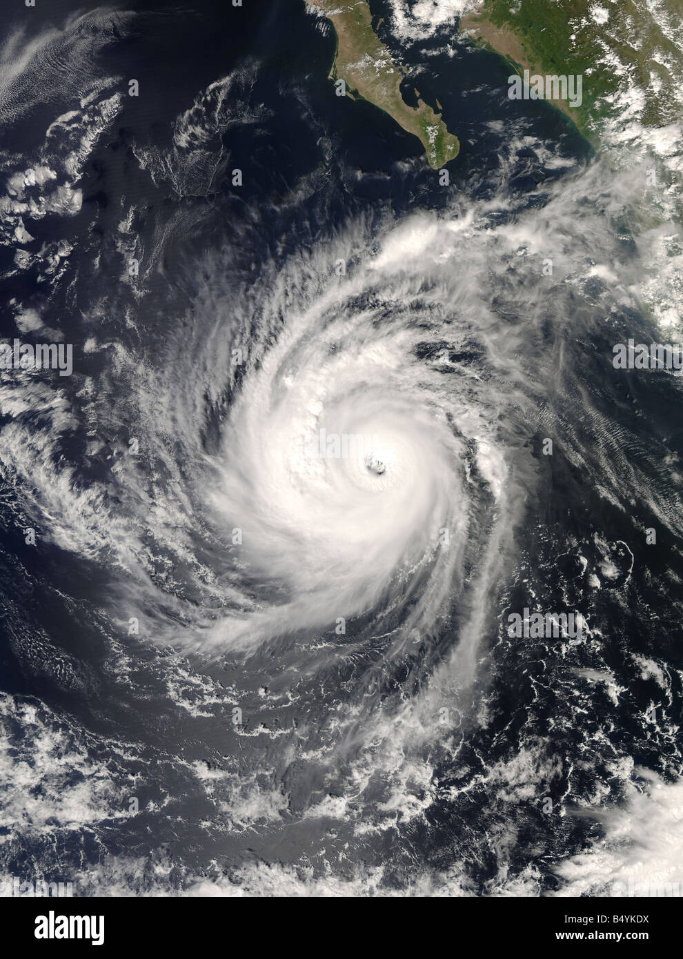 L'ouragan Norbert, au sud de Baja California, USA Banque D'Images