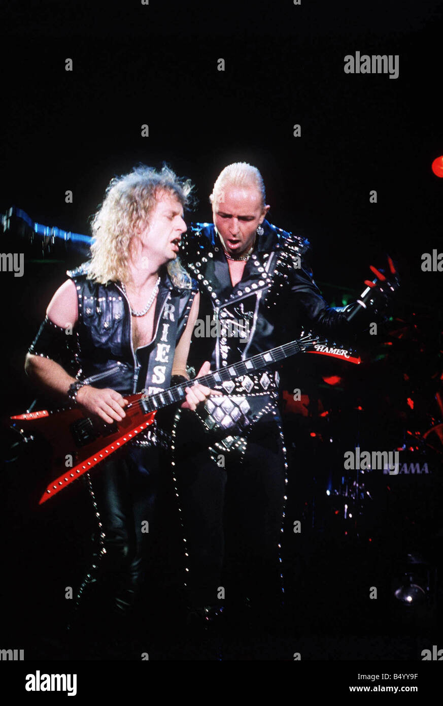 Judas Priest au Hammersmith Odeon de Londres Banque D'Images