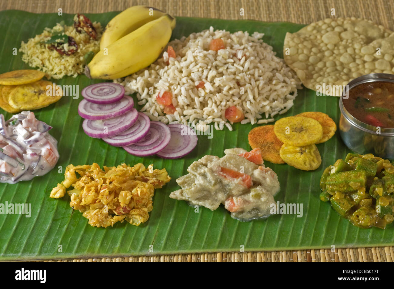 Repas Thali India Food Banque D'Images