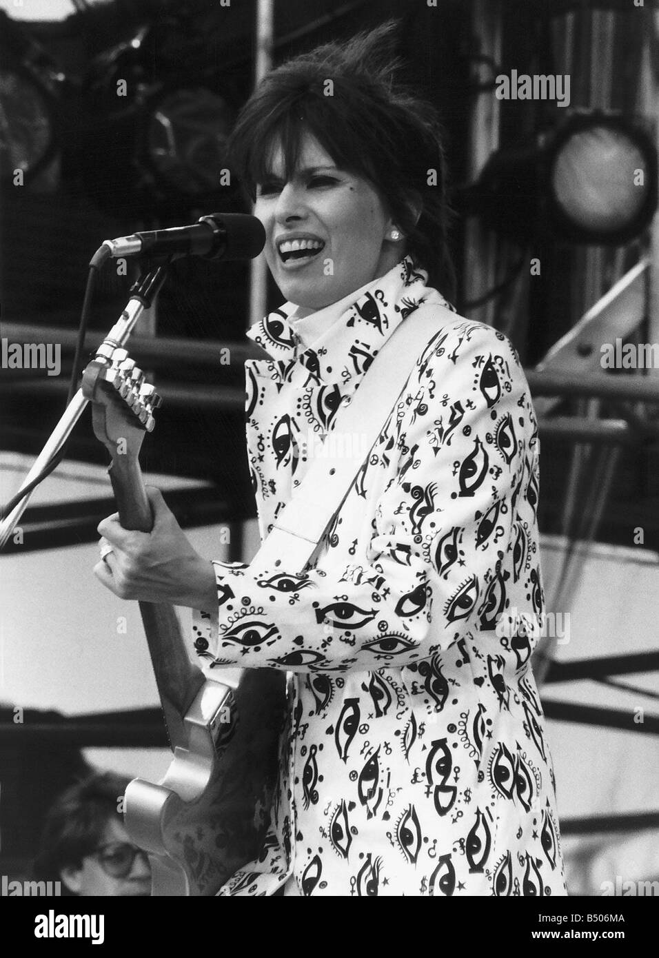 Les prétendants au chanteur rock show Live Aid à Philadelphie Banque D'Images