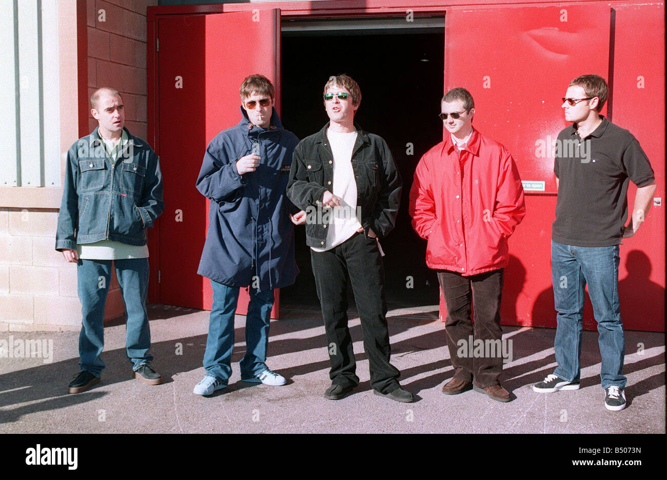 97 septembre groupe pop Oasis Banque D'Images