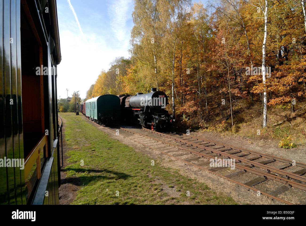 Locomotive vapeur locomotive railway Banque D'Images