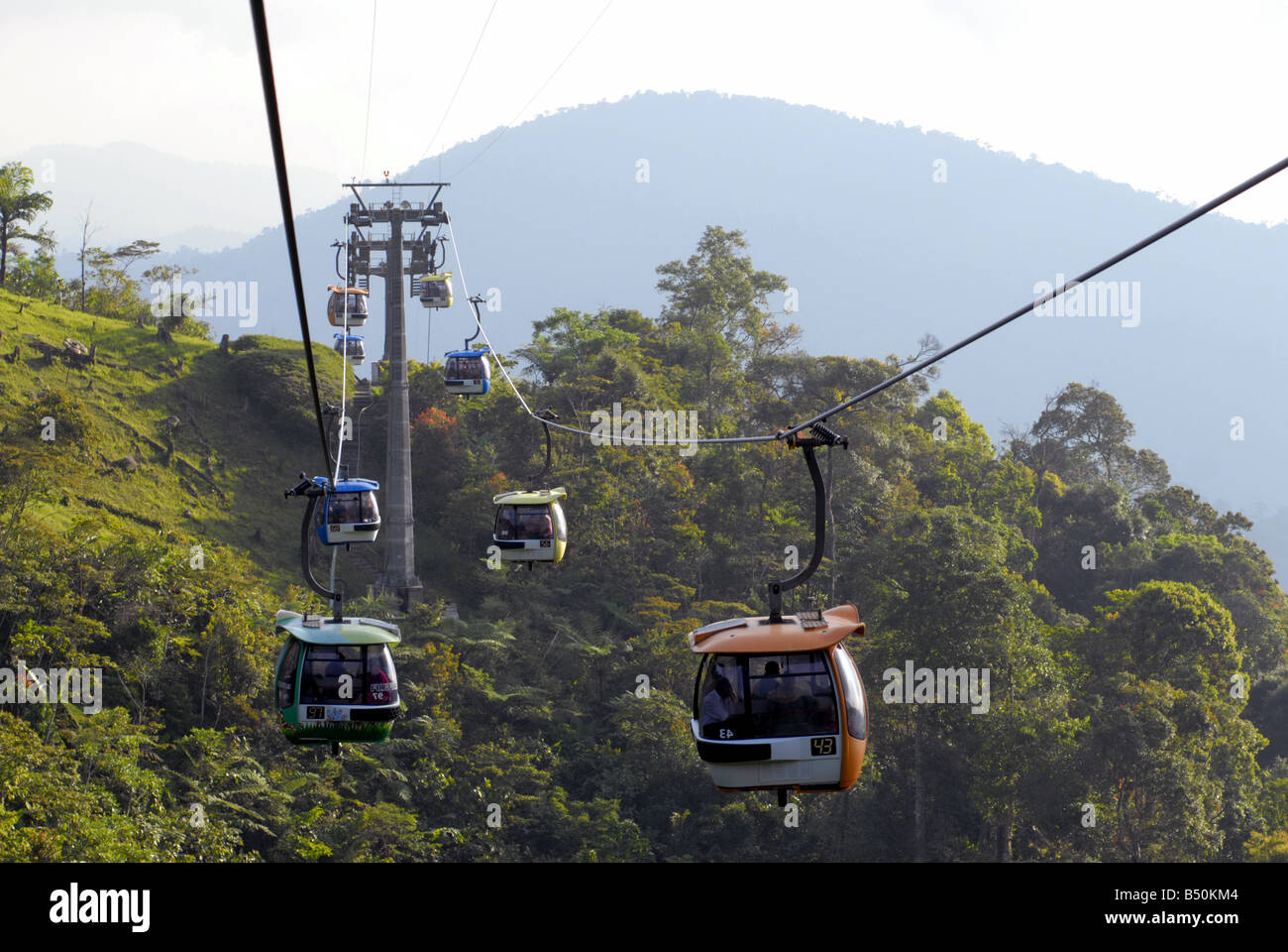 En Malaisie GENTING SKYWAY Banque D'Images