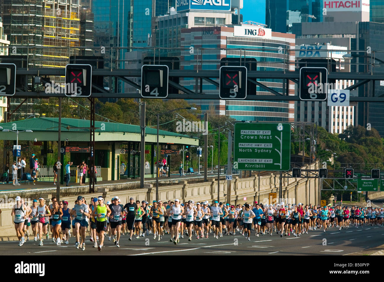 MARATHON DE SYDNEY NEW SOUTH WALES AUSTRALIE Banque D'Images