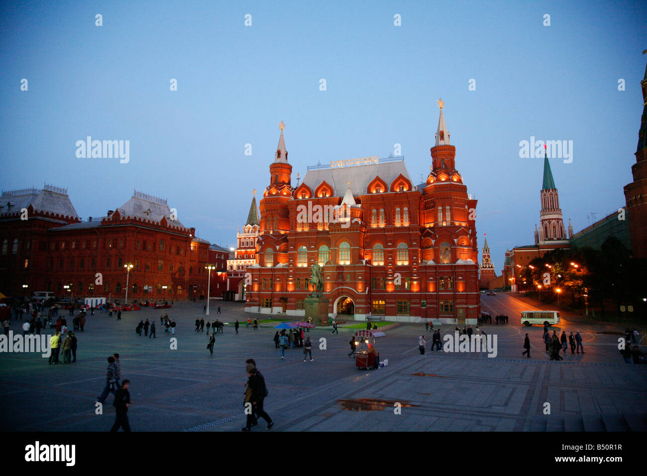 Sep 2008 - Le musée historique à Carré Manezhnaya Moscou Russie Banque D'Images