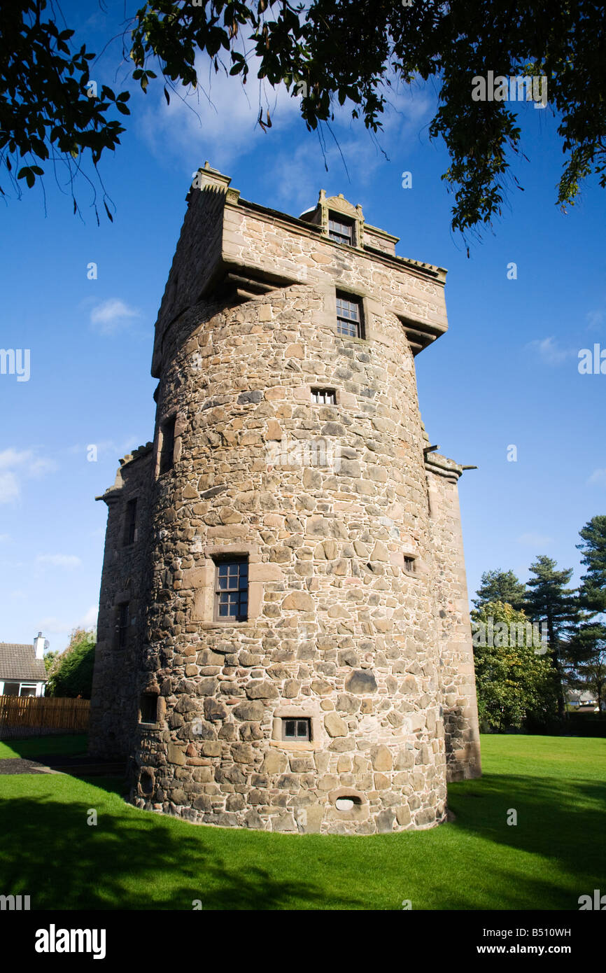 Château de Claypotts une tour fortifiée du 16ème siècle maison Ecosse Dundee Banque D'Images