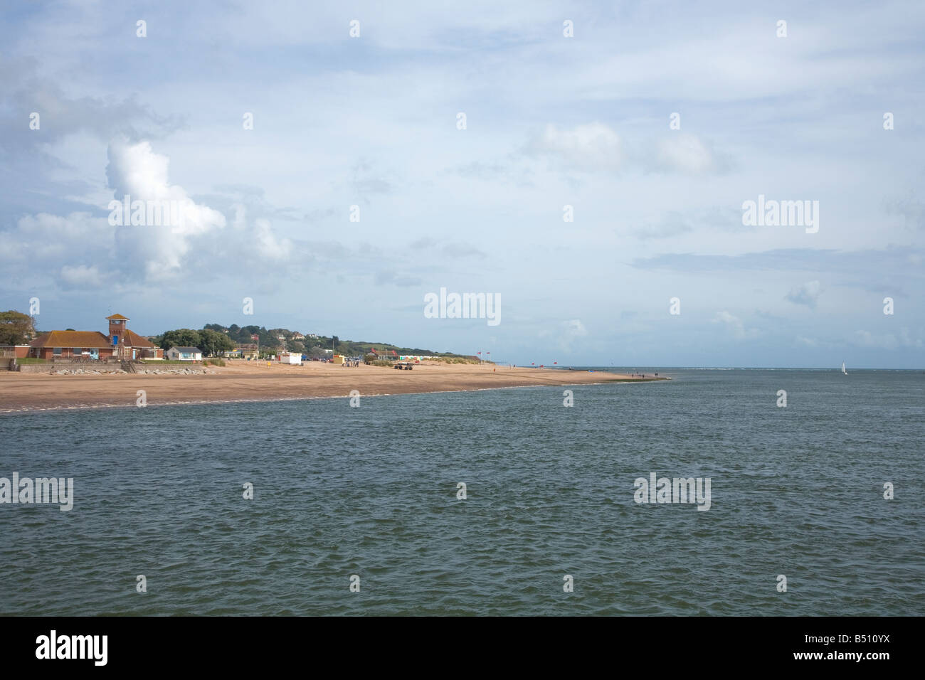 La plage et le front de mer d'Exmouth Devon West Country England UK Royaume-Uni GB Grande-bretagne Îles britanniques Europe EU Banque D'Images