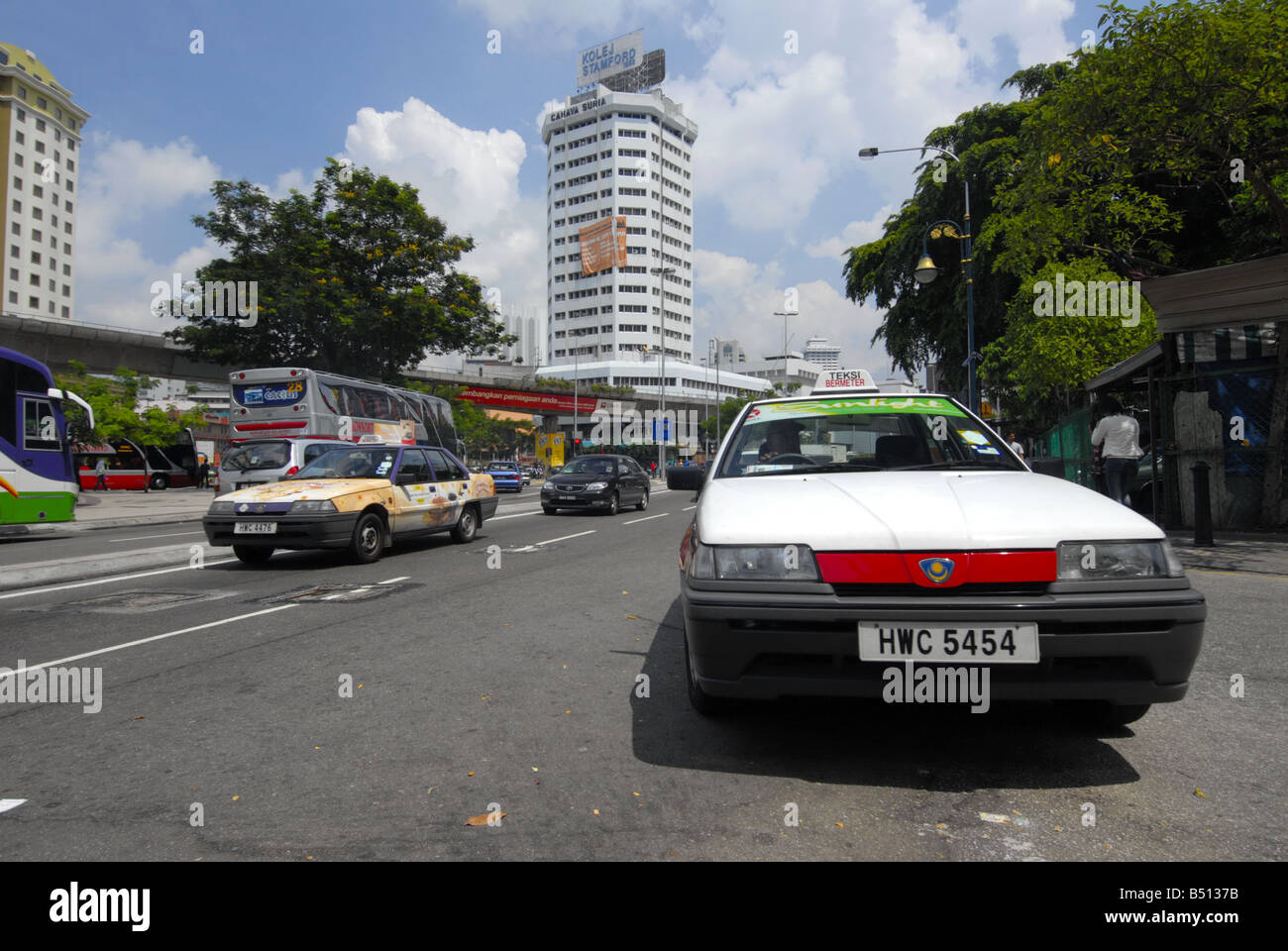 Une RUE DE KUALA LUMPUR, EN MALAISIE Banque D'Images