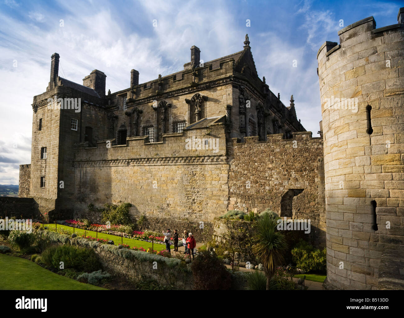 Le Palace à Stirling Castle, ville de Stirling, Écosse. Banque D'Images