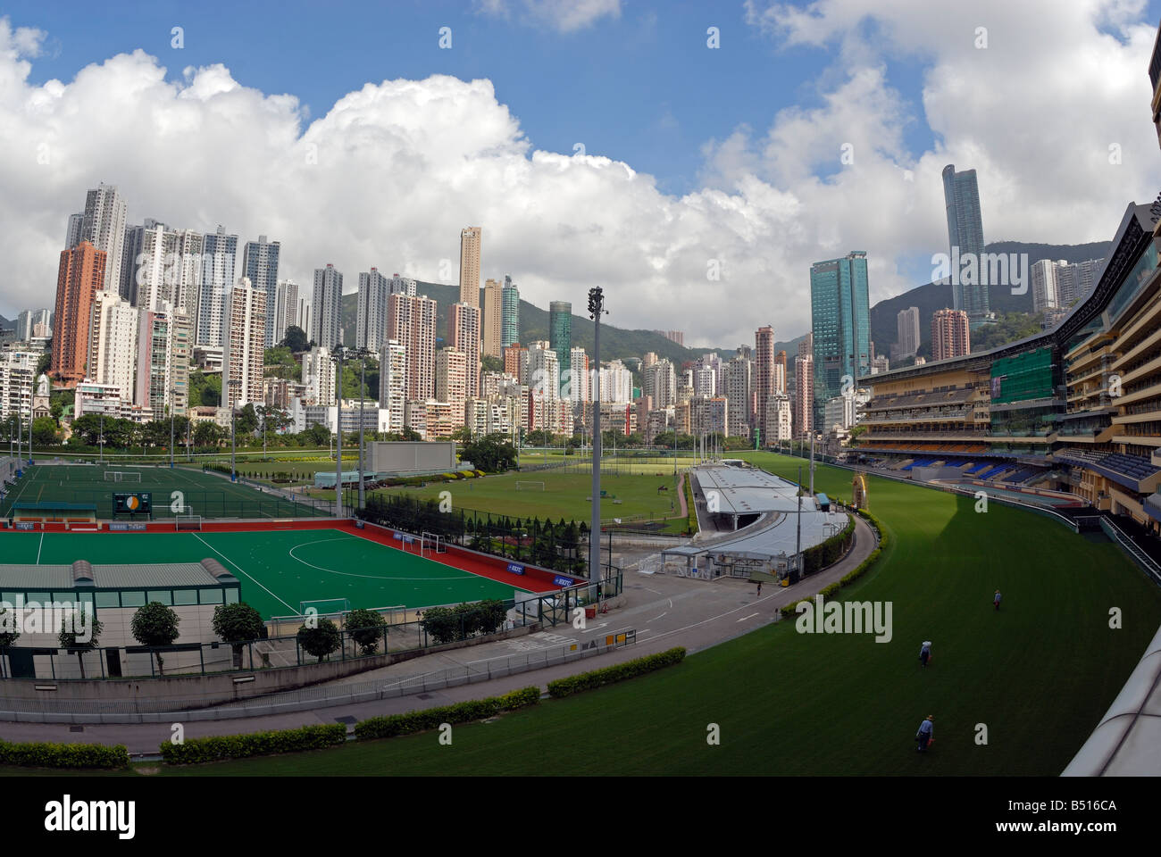 Le stade, Happy Valley, Hong Kong Banque D'Images