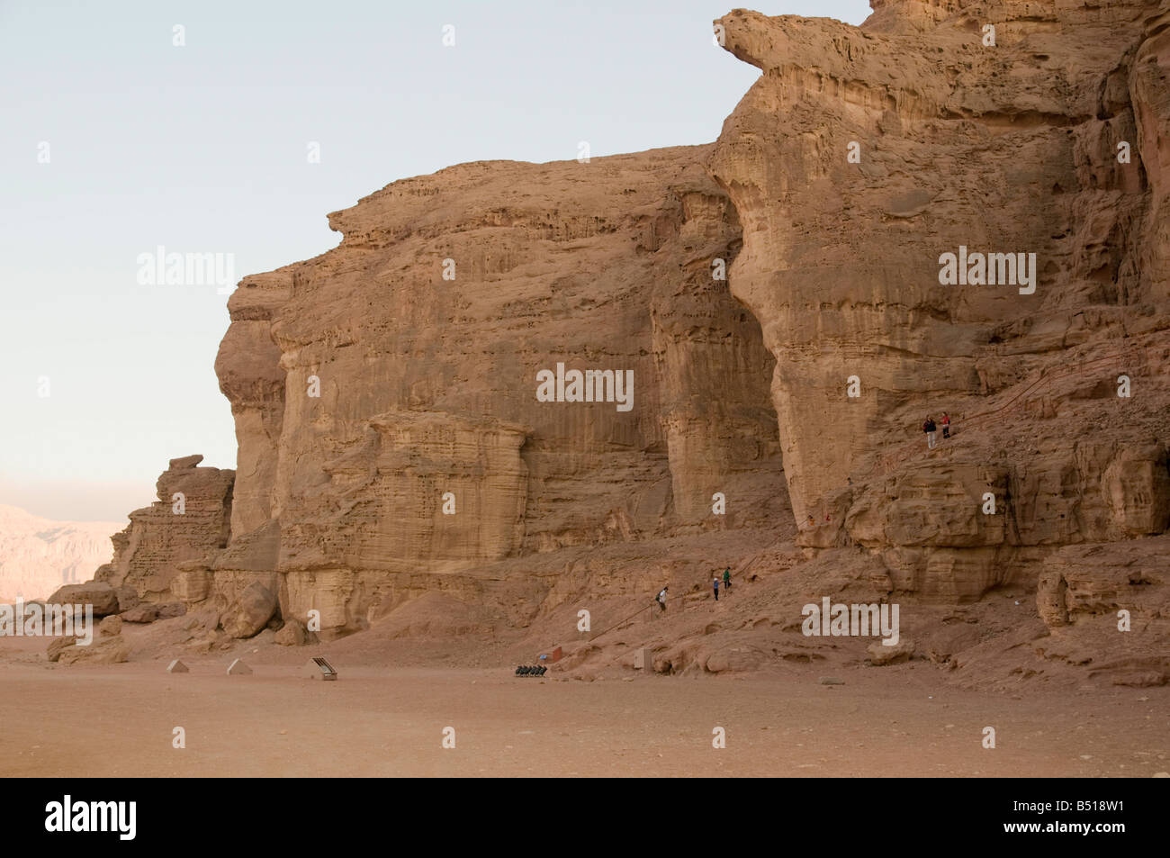 Israël Néguev Vallée Timna piliers Salomon Banque D'Images