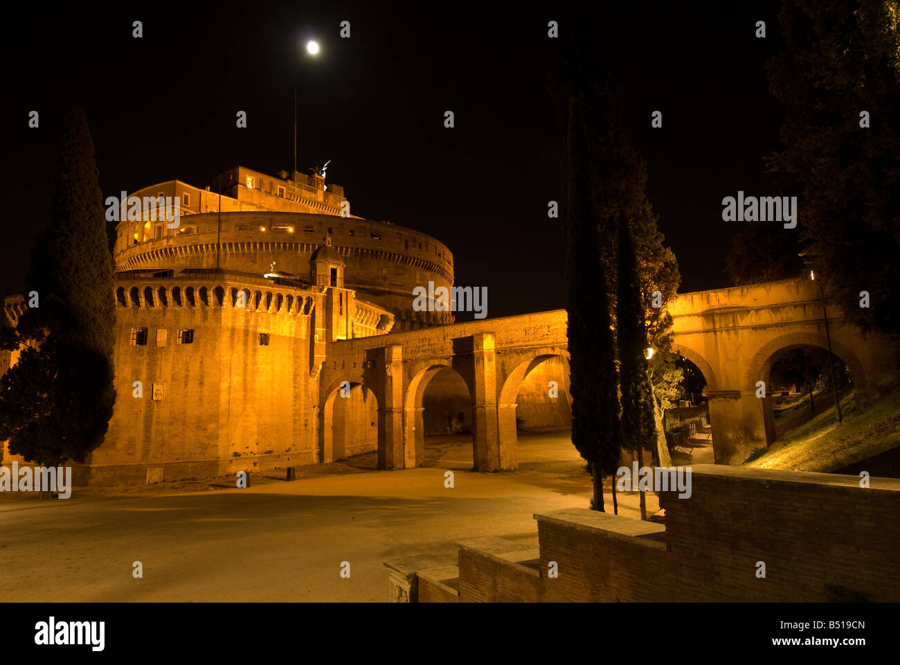 'Passetto di borgo', le passage étroit utilisé par les Papes de s'échapper pendant les invasions, à Rome, Italie Banque D'Images