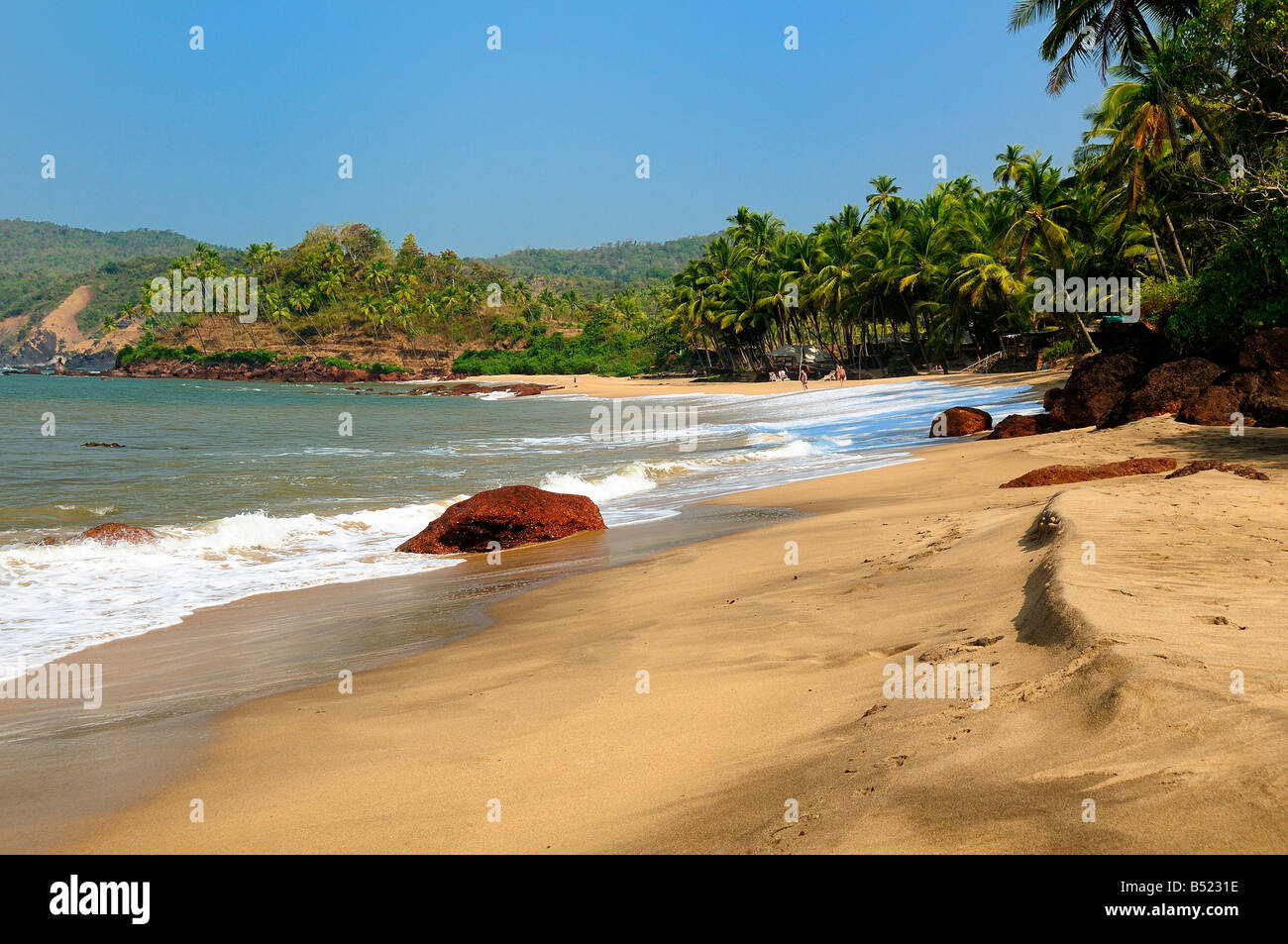 Cola Beach Canacona Goa Inde Banque D'Images