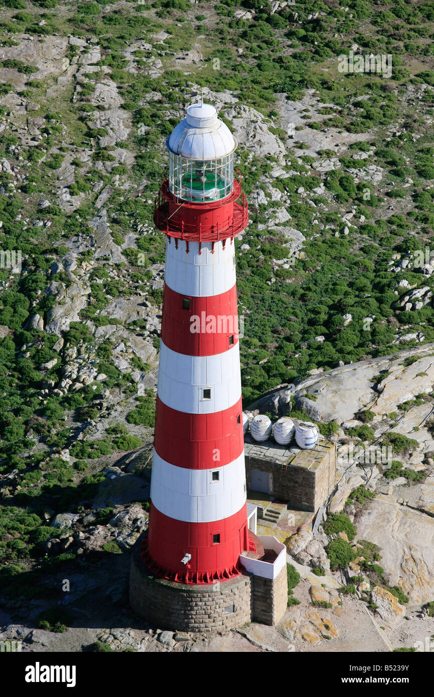 Dassen Island Lighthouse, Cape Town Banque D'Images