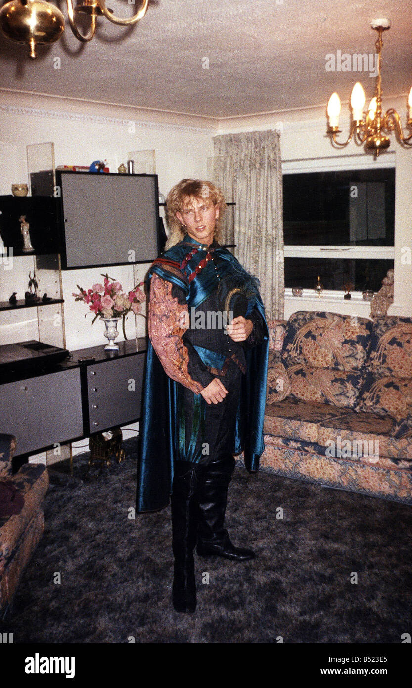 Matt Goss en photo avant qu'il est devenu célèbre dans le cadre de Bros Mirrorpix Banque D'Images