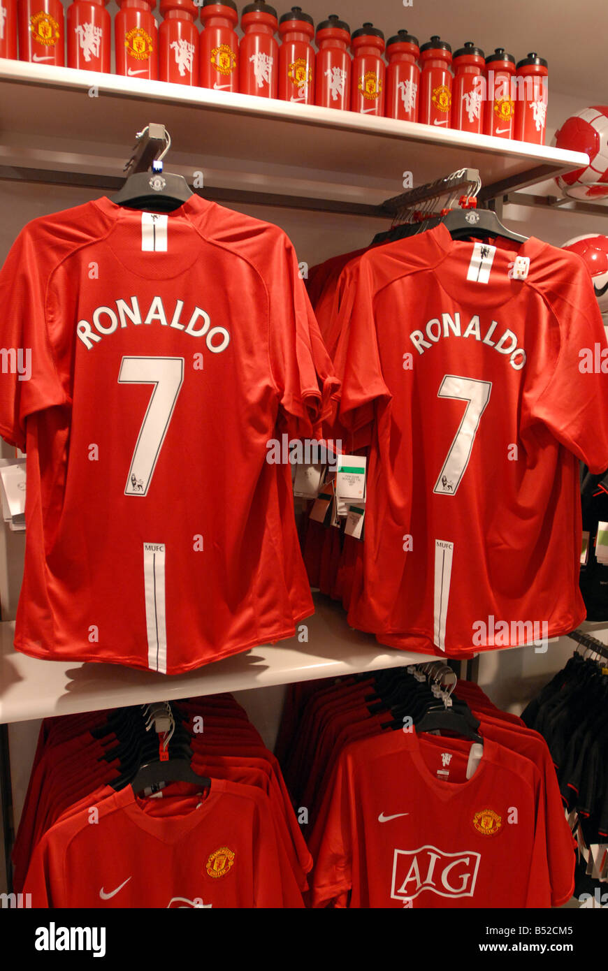 Cristiano Ronaldo Manchester United de marchandises Banque D'Images