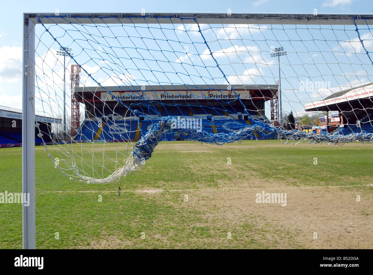 Stockport County AFC Sale Sharks Edgeley Park Banque D'Images