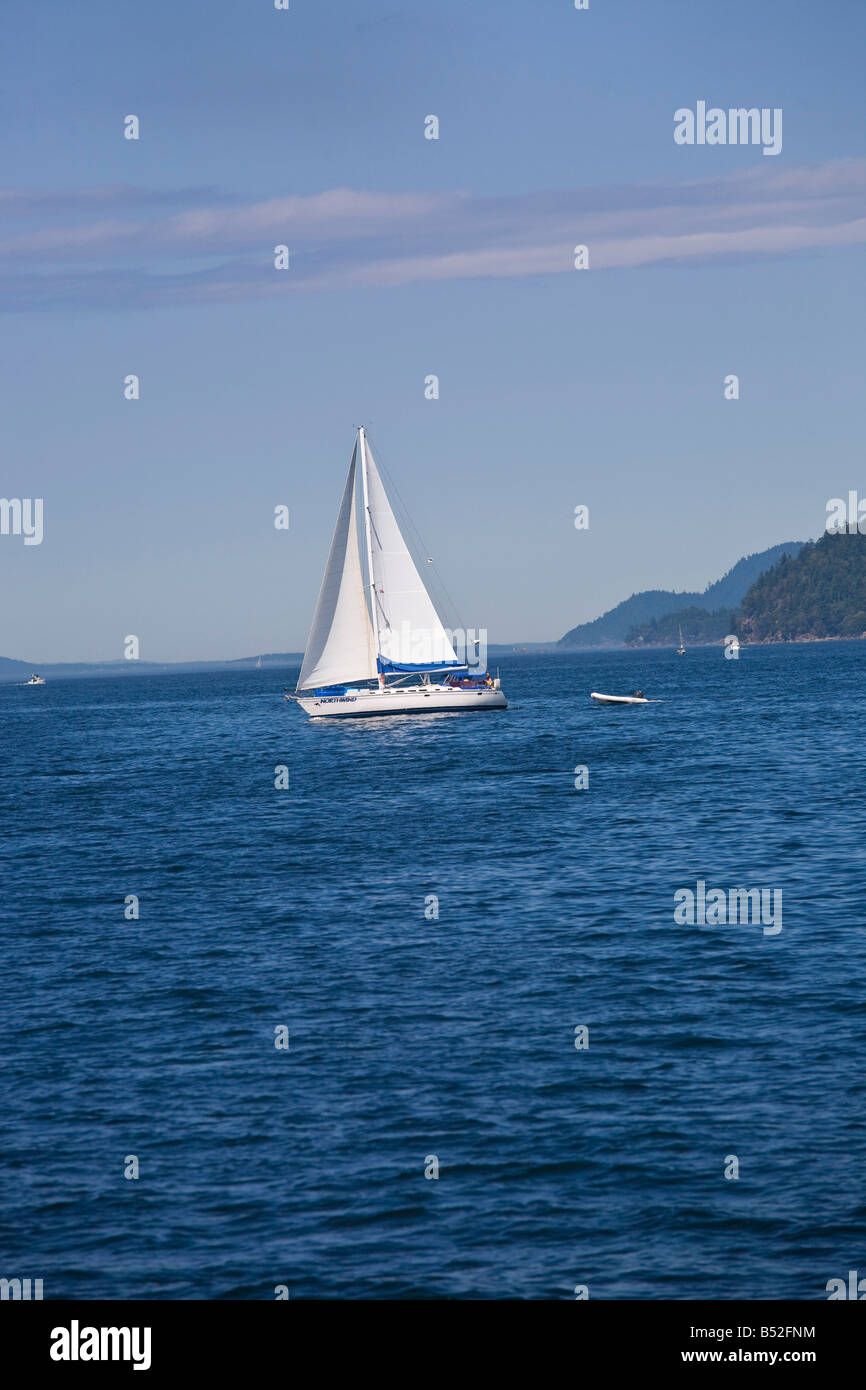 Îles du Golfe à l'île de Vancouver, British Columbia Canada Banque D'Images