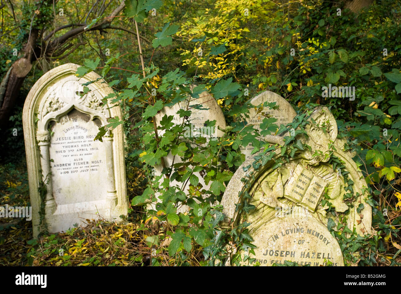 Le Cimetière de Highgate Highgate N6 London United Kingdom Banque D'Images