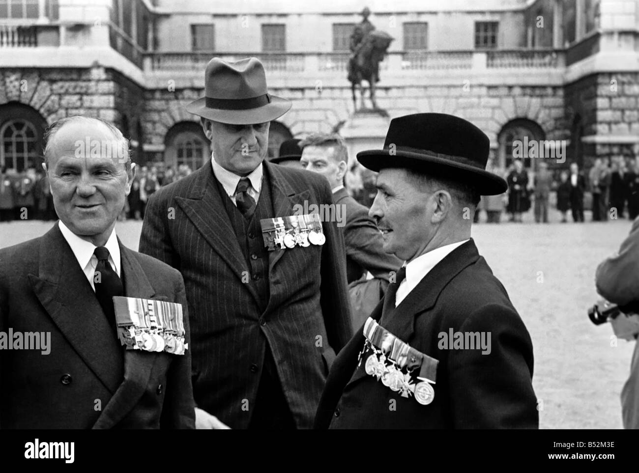 Le brig. J.G. Smyth, inspecte 1914-1920 Octobre 1952 parade C4750-006 Banque D'Images
