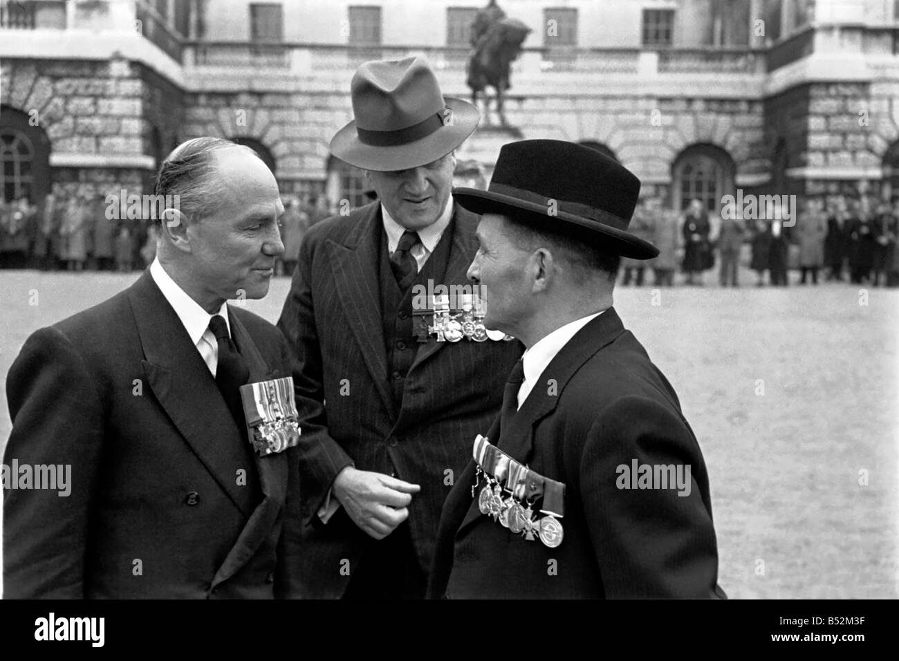 Le brig. J.G. Smyth, inspecte 1914-1920 Octobre 1952 parade C4750-007 Banque D'Images