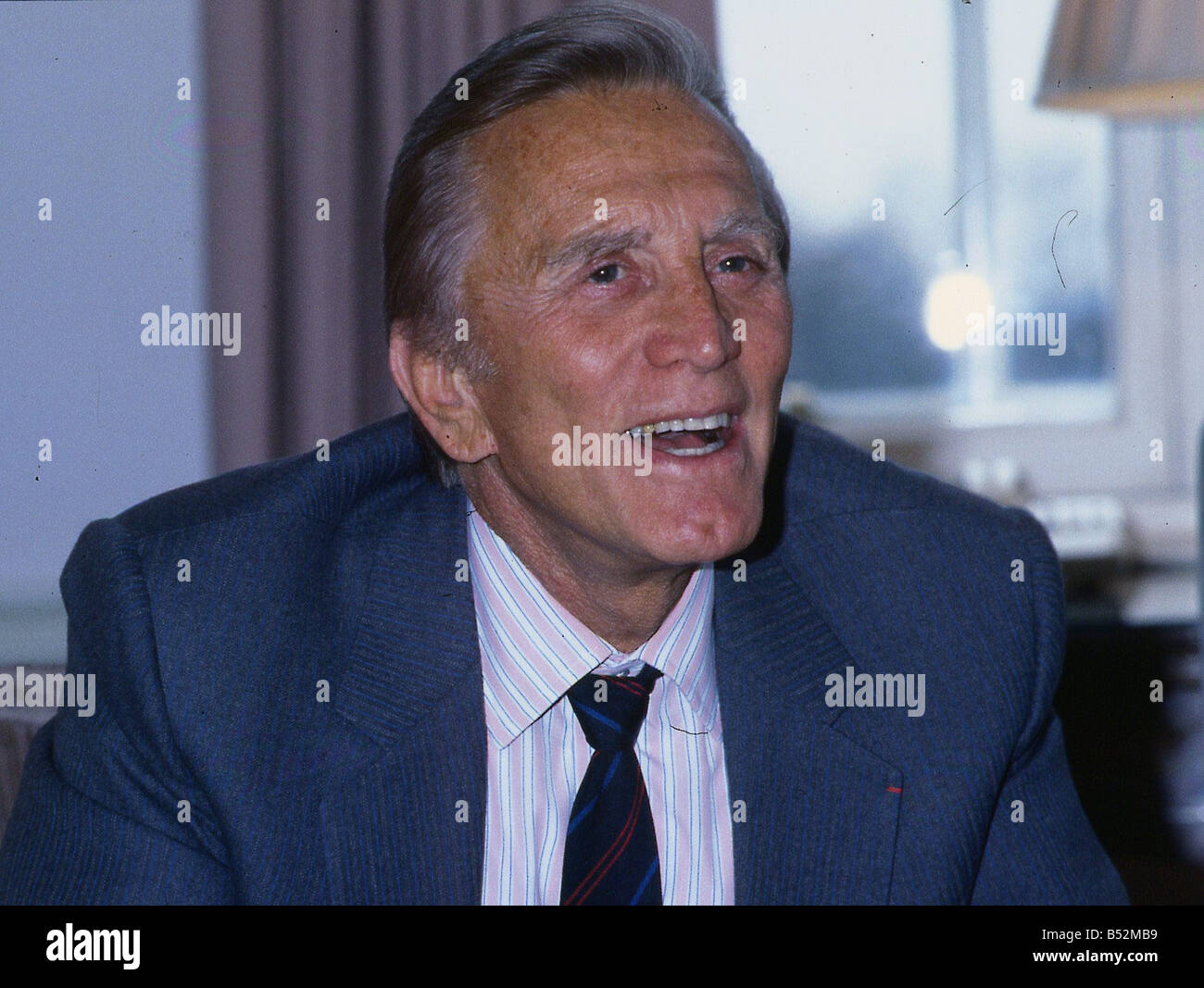 Kirk Douglas acteur Avril 1987 Banque D'Images