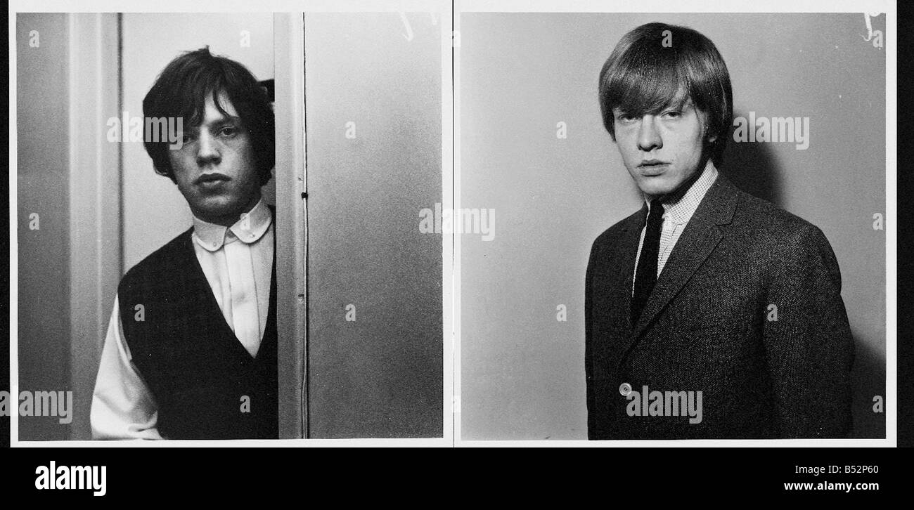 Mick jagger brian jones Banque de photographies et d’images à haute