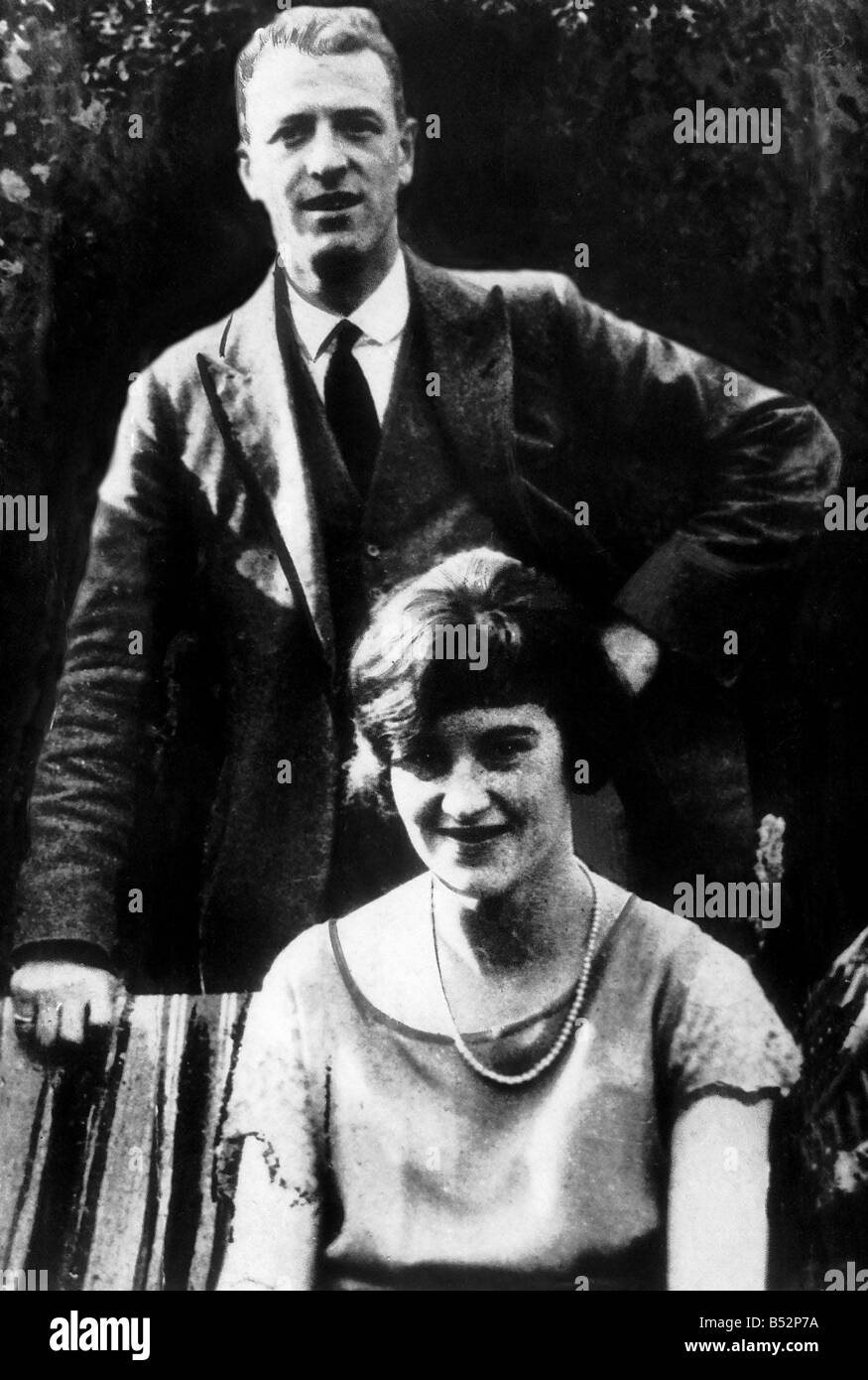 Meurtre d'Ilford 1922 Edith Thompson et Frederick bots affaire de meurtre 1922 Victime Percy Thompson et sa femme Edith Thompson qui est l'un des accusés Banque D'Images