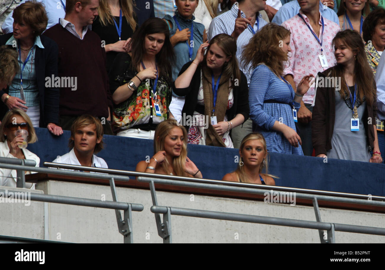 Le Princess Diana Memorial concert au stade de Wembley aujourd'.chelsea et Kate Middelton préformage au concert d'aujourd'hui. Banque D'Images