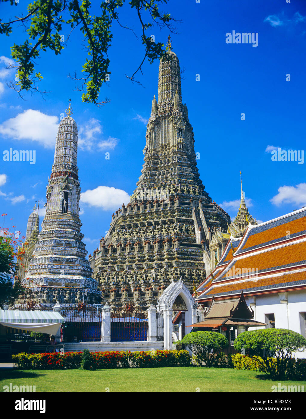 Temple de l'aube Wat Arun Bangkok Thaïlande Banque D'Images