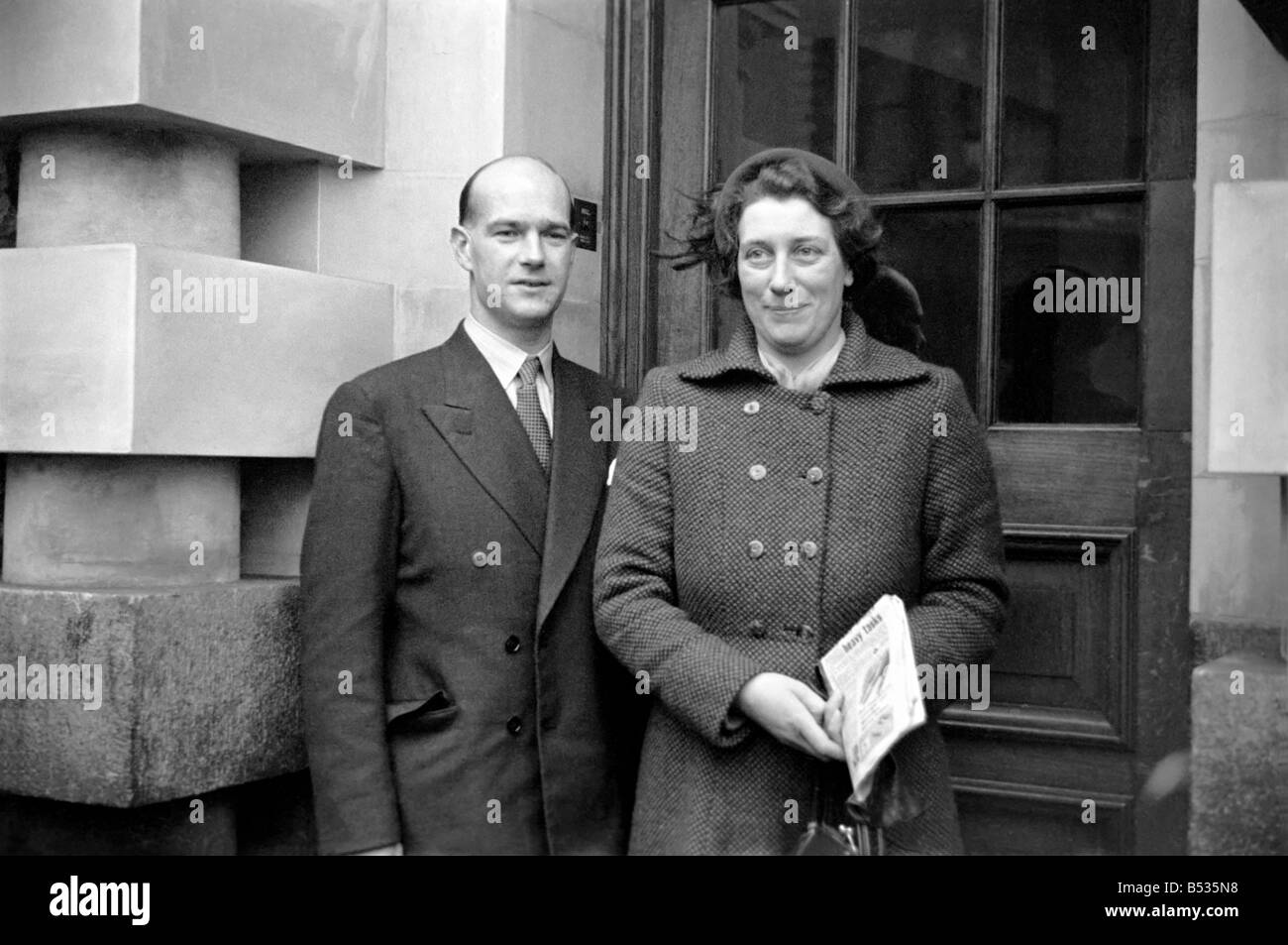 Cas de Craig. &# 13 ;&# 10;le sergent-détective Frederick Fairfax qui ont arrêté Derek Bentley (19 ans) et Christopher Craig (16 ans) Banque D'Images