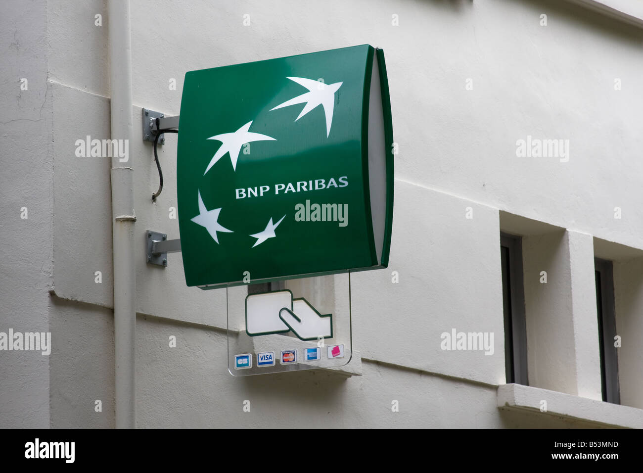BNP pariba Eauze, Gers Midi-Pyrénées France sud Banque D'Images