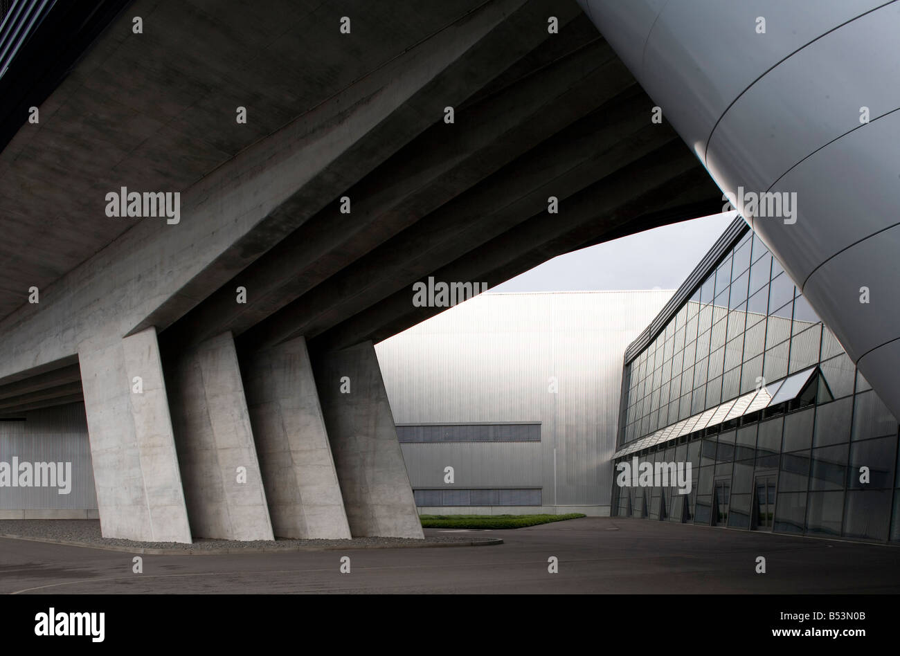 Leipzig, BMWWerk, Zentralgebäude Zaha Hadid, 2005 Photo Stock Alamy