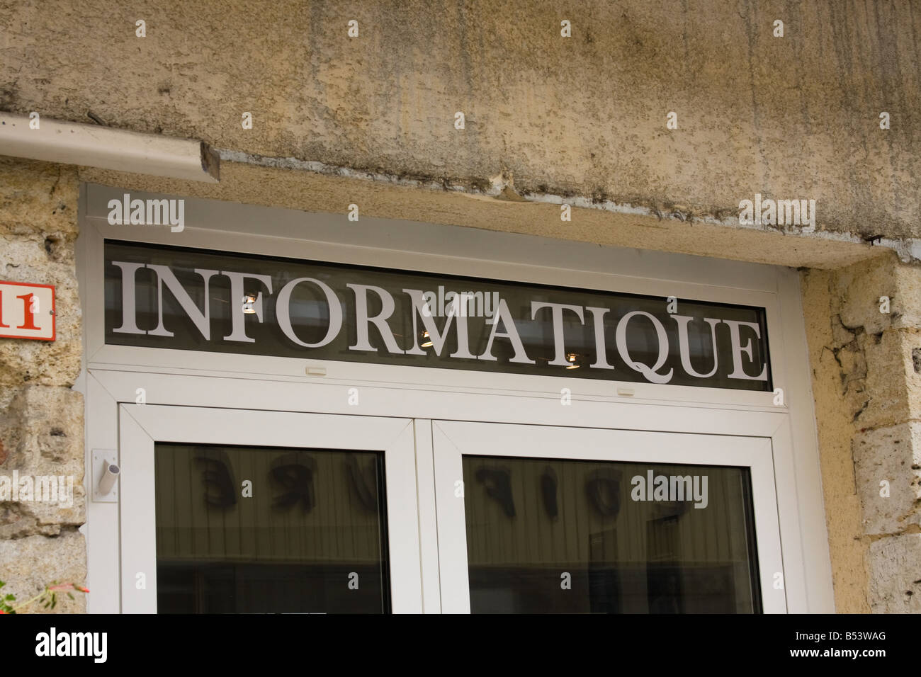 Informatique Eauze, Gers, Midi-Pyrénées France sud Banque D'Images