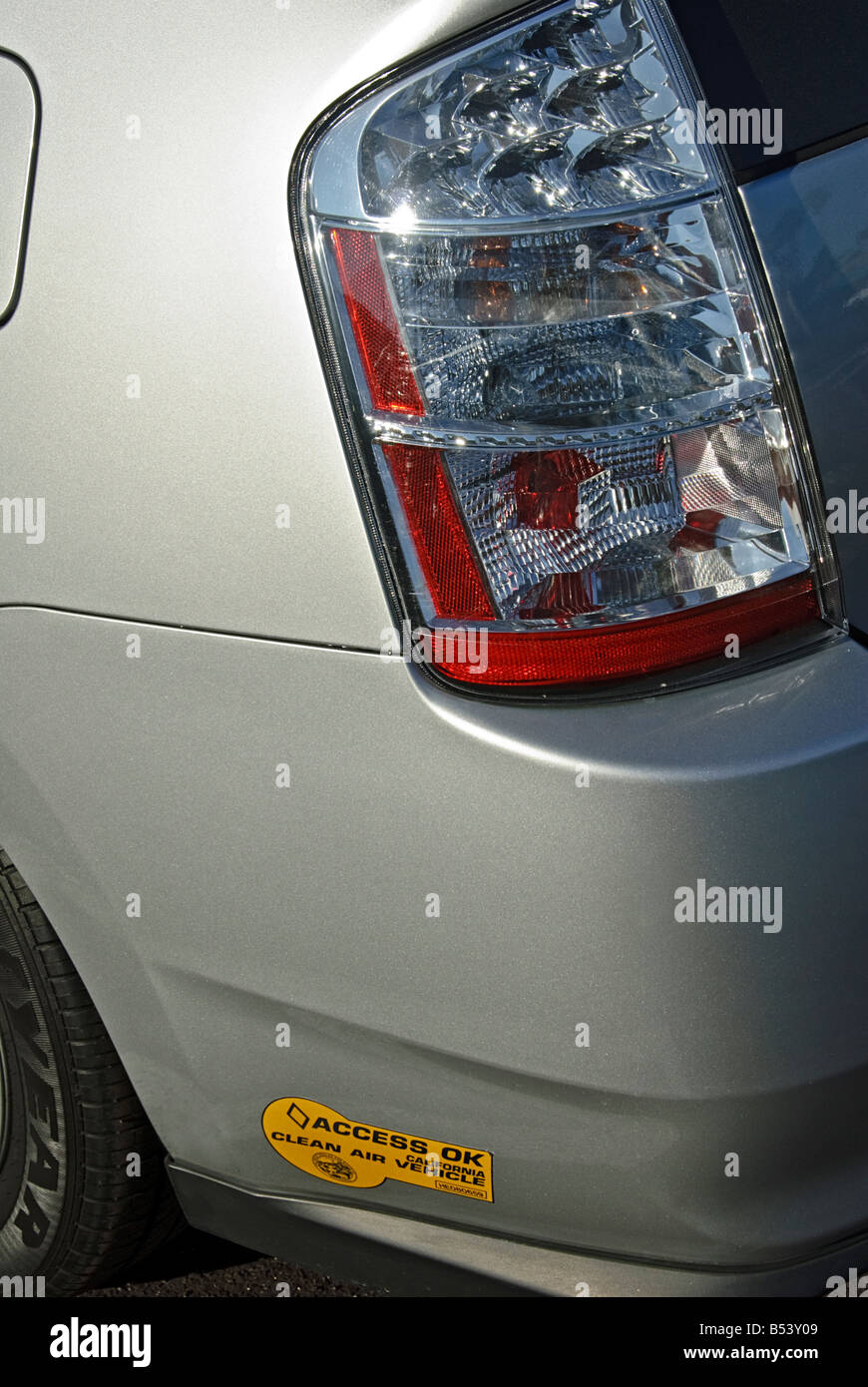 Toyota Prius hybrides électriques de voiture de taille moyenne développé, fabriqué par Toyota Motor Corporation Hybrid Synergy Drive (HSD) Banque D'Images