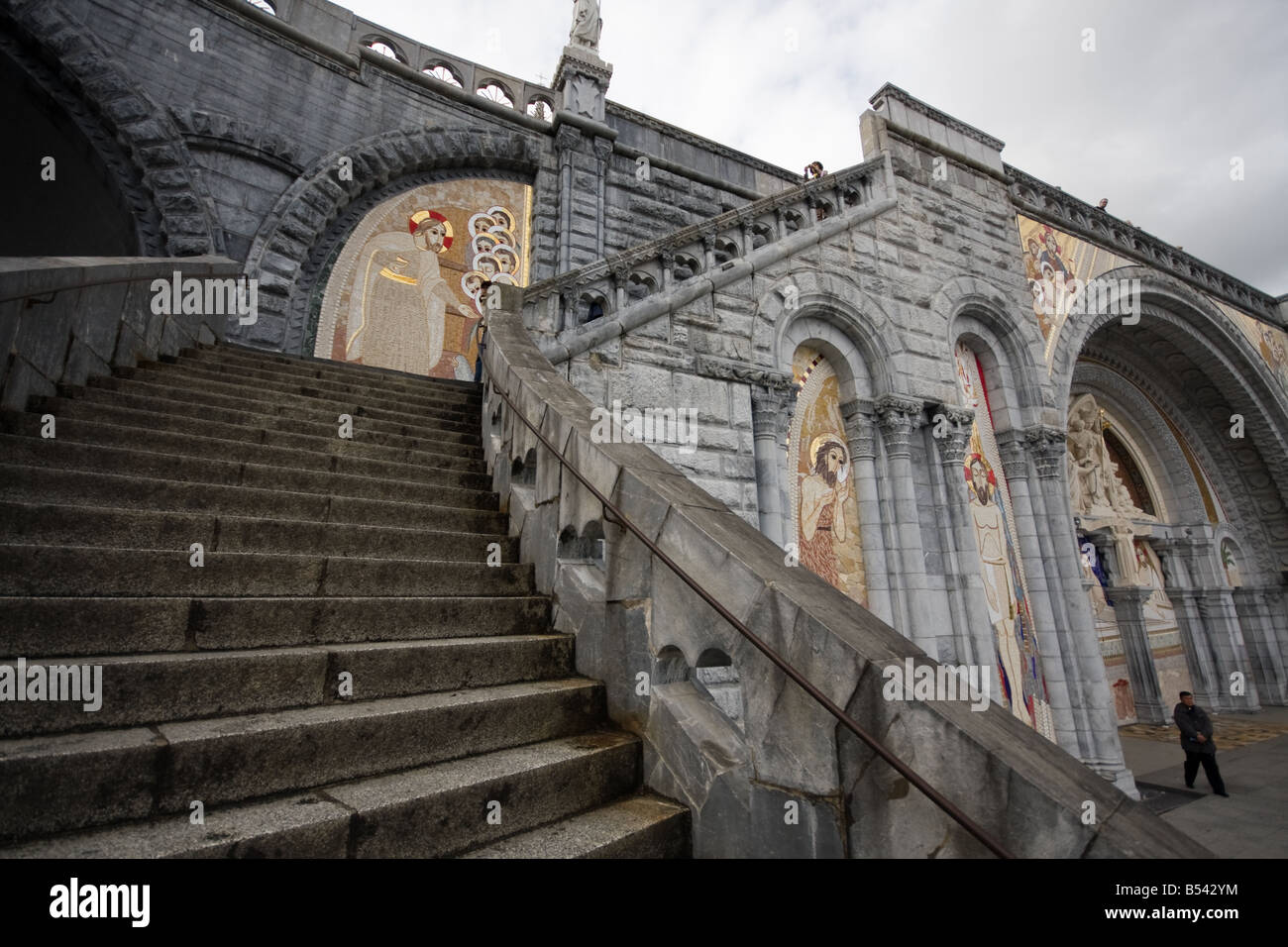 Lourdes, dans le sud de la France Banque D'Images